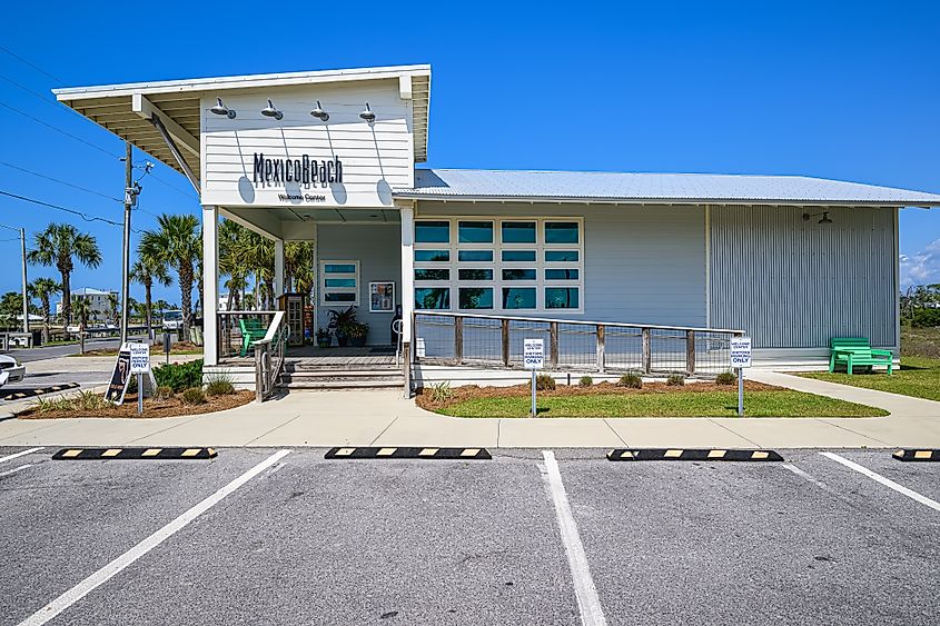 Mexico Beach Welcome Center, Florida. Editorial credit: Terry Kelly / Shutterstock.com