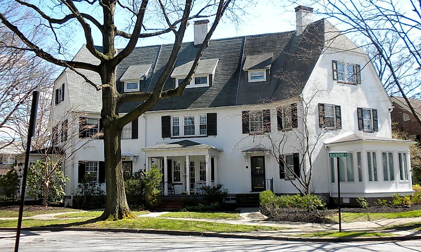 The neighborhood of Wawaset Park, DE