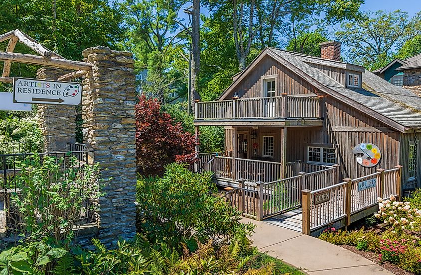 Edgewood Cottage in Blowing Rock, North Carolina.