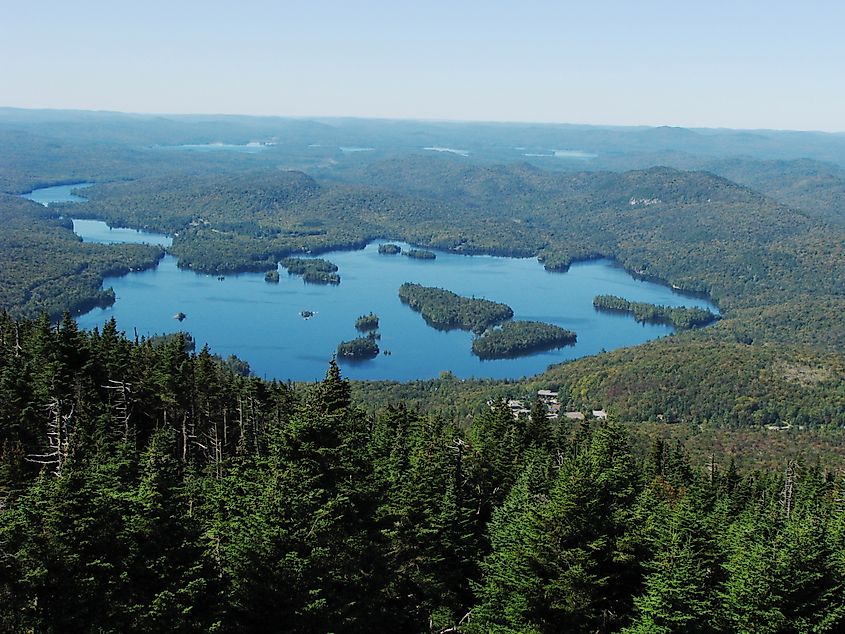 Blue Mountain Lake (New York lake). In Wikipedia. https://en.wikipedia.org/wiki/Blue_Mountain_Lake_(New_York_lake) By Mwanner at English Wikipedia, CC BY-SA 3.0, https://commons.wikimedia.org/w/index.php?curid=41617294