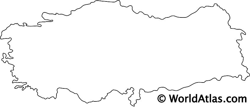 Turkey Outline Map Turkey Blank Map Images And Photos Finder   Tr 03 