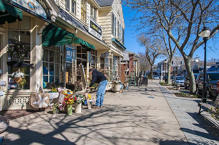 Main Street in Falmouth, Massachusetts