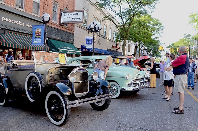 Rolling Sculpture car show in Ann Arbor, Michigan