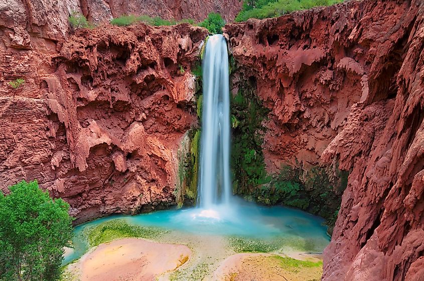 Mooney Falls, Grand Canyon, Havasupai Indian Reservation, Arizona