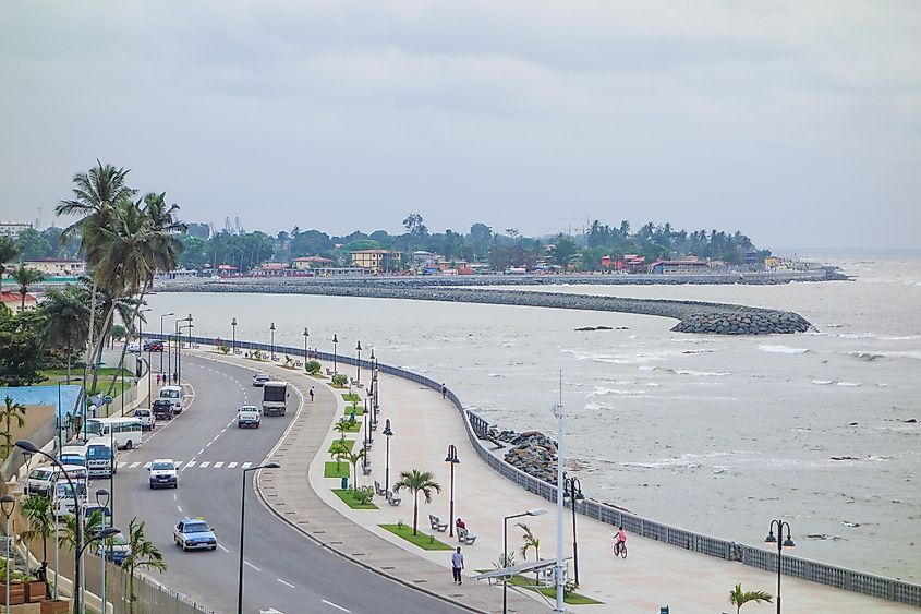 The waterfront in Bata, Equatorial Guinea