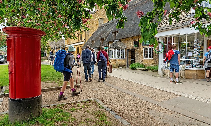 High Street in Broadway, Worcestershire