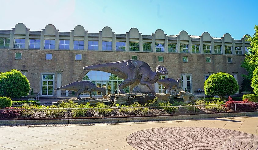 Facade of Fernbank Museum of Natural History in Atlanta.