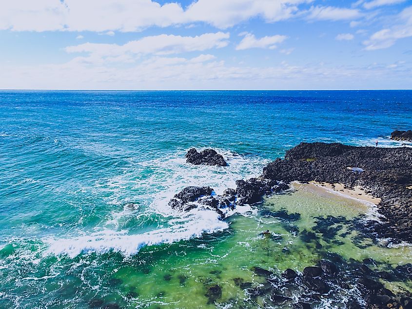 Coast of Lennox Head, New South Wales, Australia