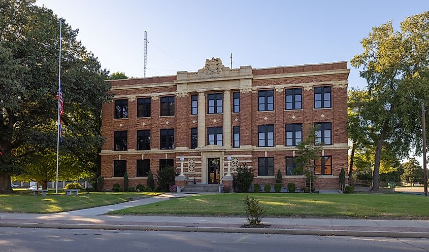 The Pemiscot County Courthouse in Caruthersville, Missouri.