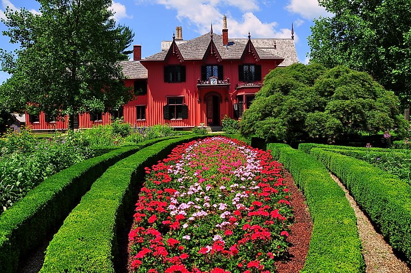 Roseland Cottage in Woodstock, Connecticut.