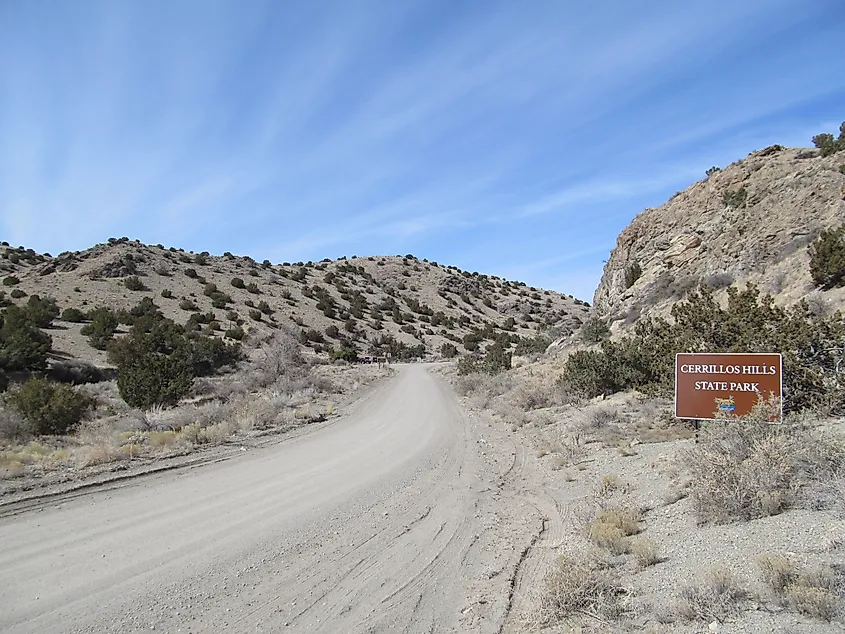 Cerrillos Hills State Park near Madrid, New Mexico.