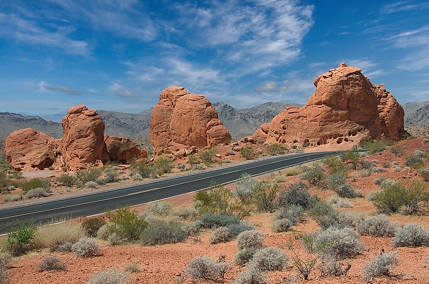 Valley of Fire State Park near Overton, Nevada.