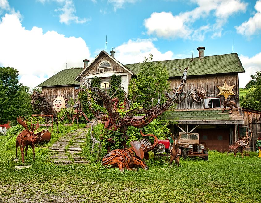 Homer, New York: Frog Pond Farm Folk Art Gallery