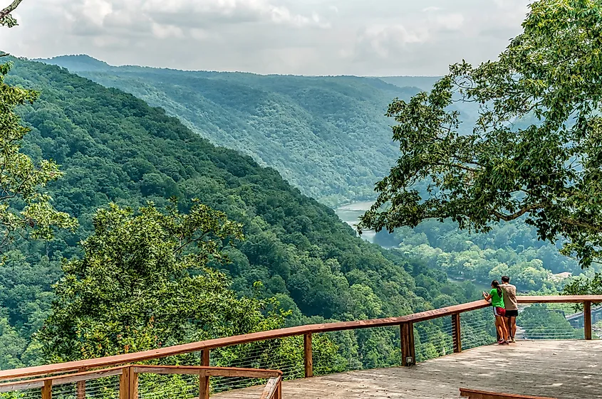 Concho Rim Overlook in Oak Hill, West Virginia