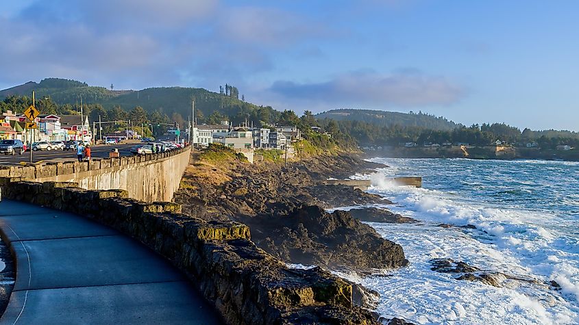 The spectacular Depoe Bay, Oregon.