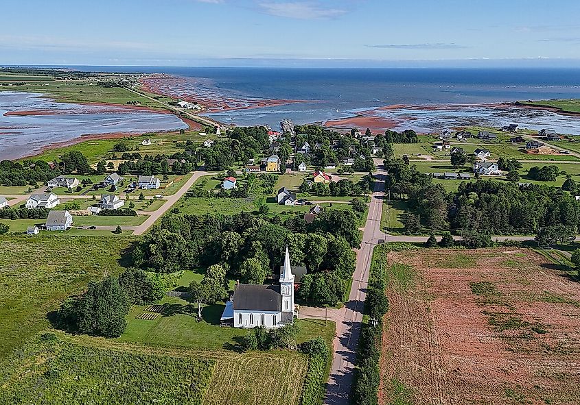 Overlooking Victoria, Prince Edward Island, Canada.