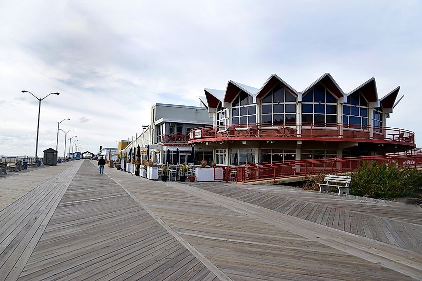 Boardwalk in Asbury Park, Monmouth County, New Jersey
