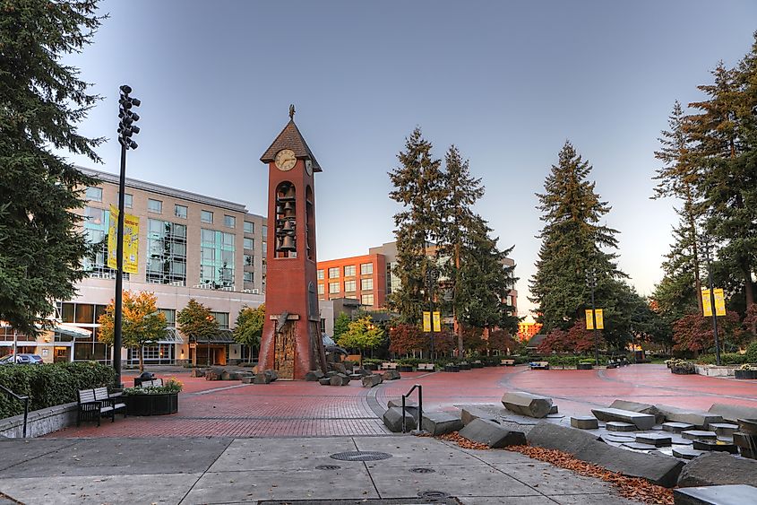 Esther Short Park in Vancouver, Washington