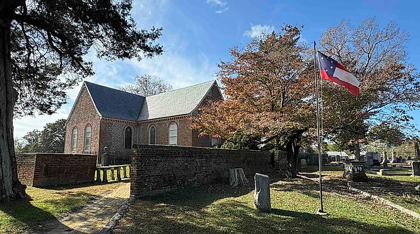 Blandford Church, built in 1735 in Petersburg Photo by Bryan Dearsley copy