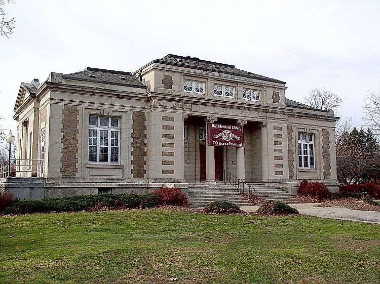 Hall Memorial Library, Ellington, Connecticut.