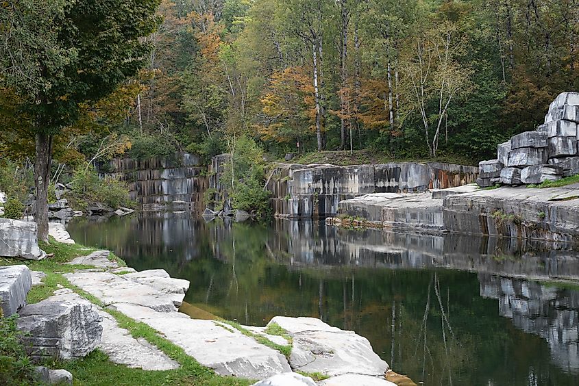 A scene from Dorset, Vermont.