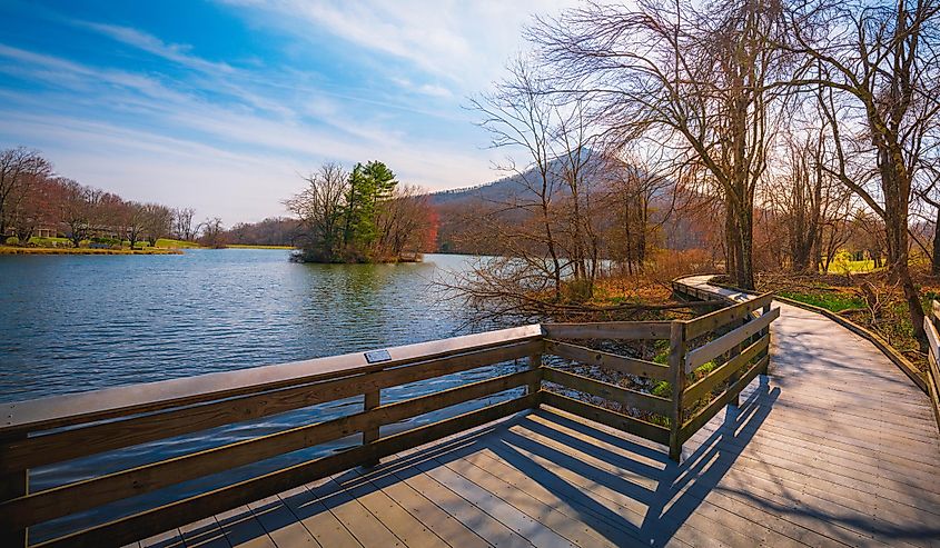 Peaks of Otter Lake in Bedford, Virginia