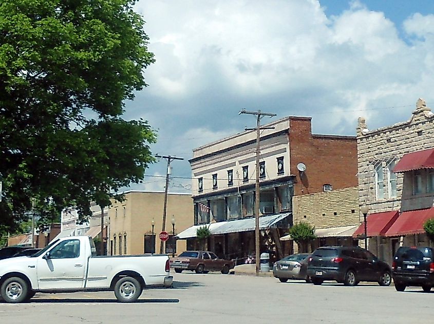 Downtown Ozark, Arkansas.