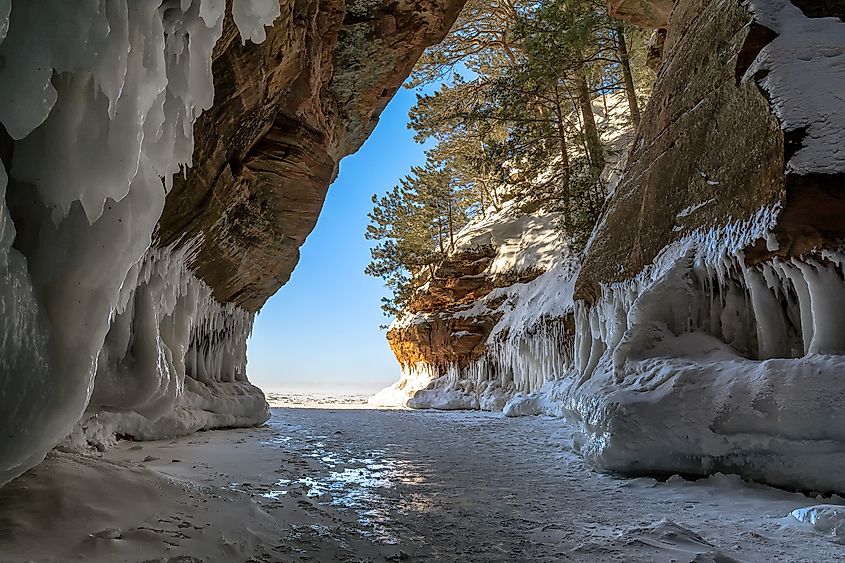 Apostle Islands National Lakeshore in Wisconsin.