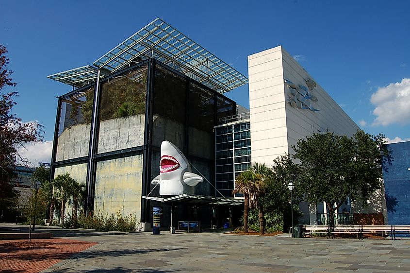 South Carolina Aquarium on Charleston Harbor