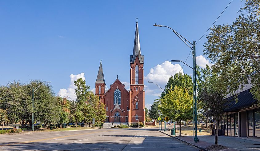 The old Immaculate Conception Church in Fort Smith, Arkansas.