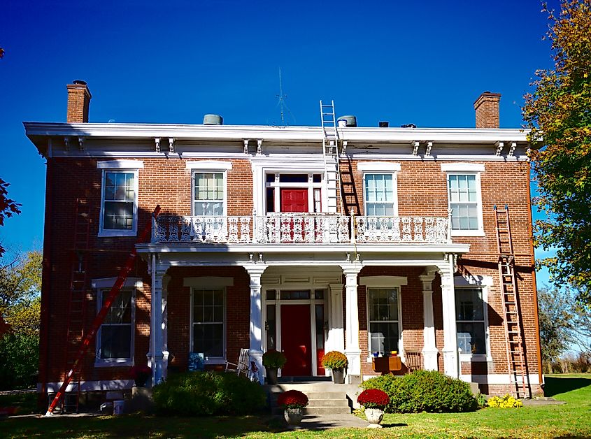 A beautiful historical building in Fayette, Missouri