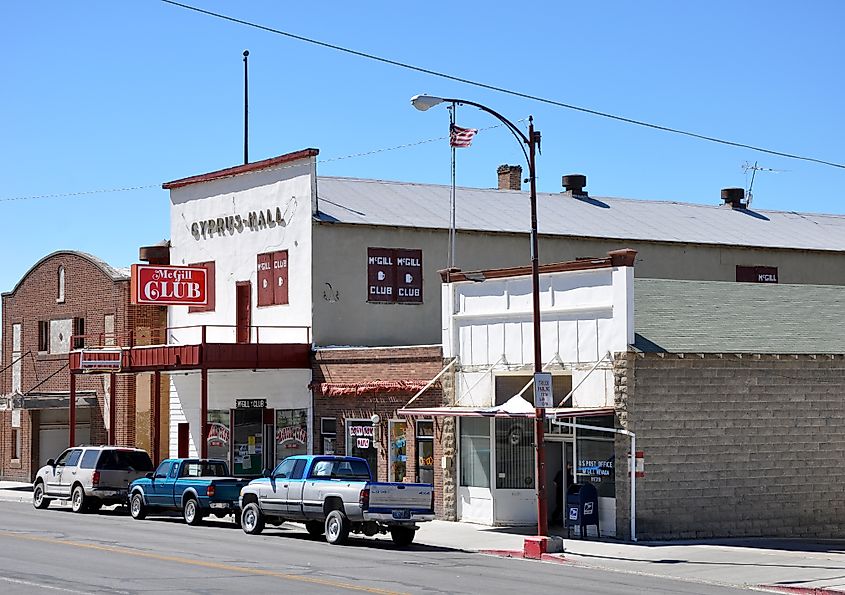 Downtown McGill, Nevada.