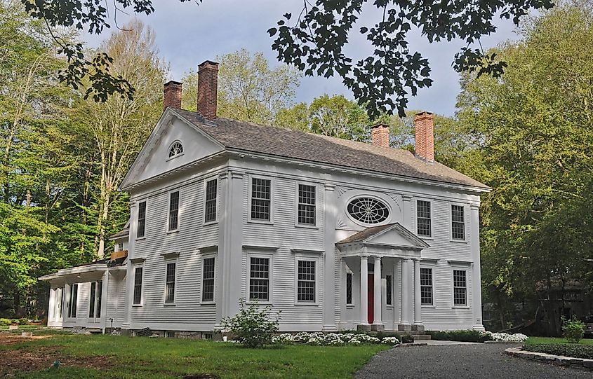 The Dr. Ambrose Pratt House in Chester, Connecticut.