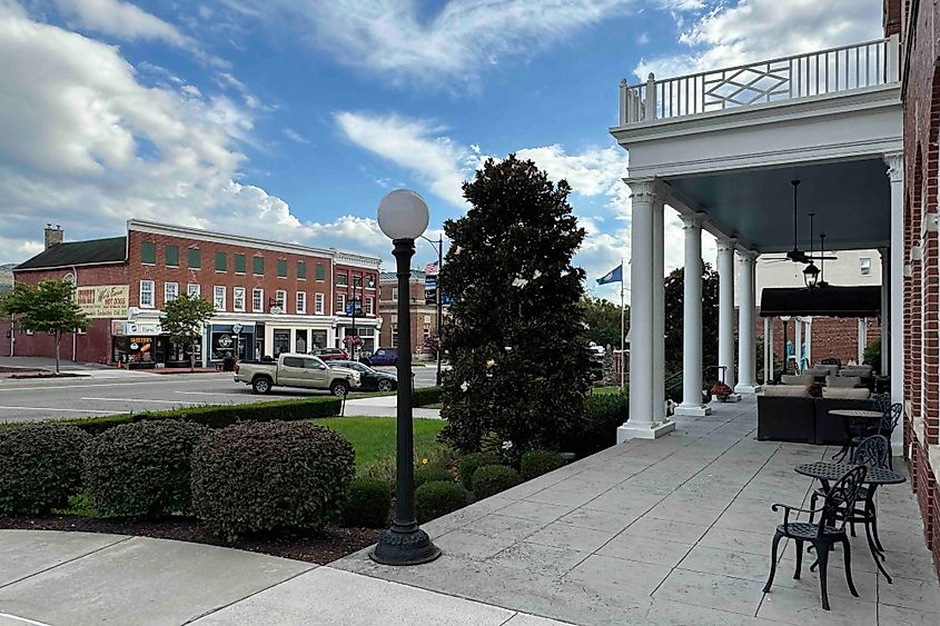 The Bolling Wilson Hotel is the centerpiece of Wytheville, Virginia.