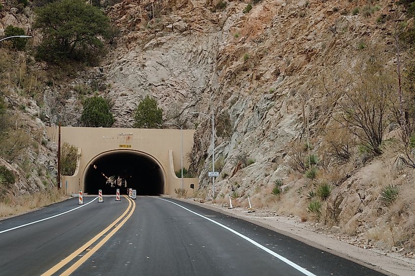 Mule Pass Tunnel, outside of Bisbee, Arizona