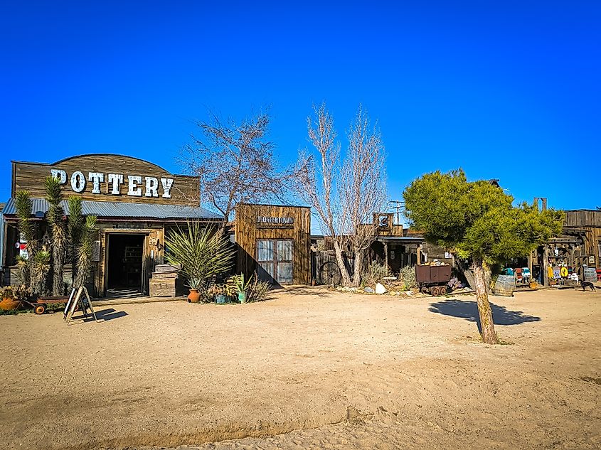 View of Pioneertown, California