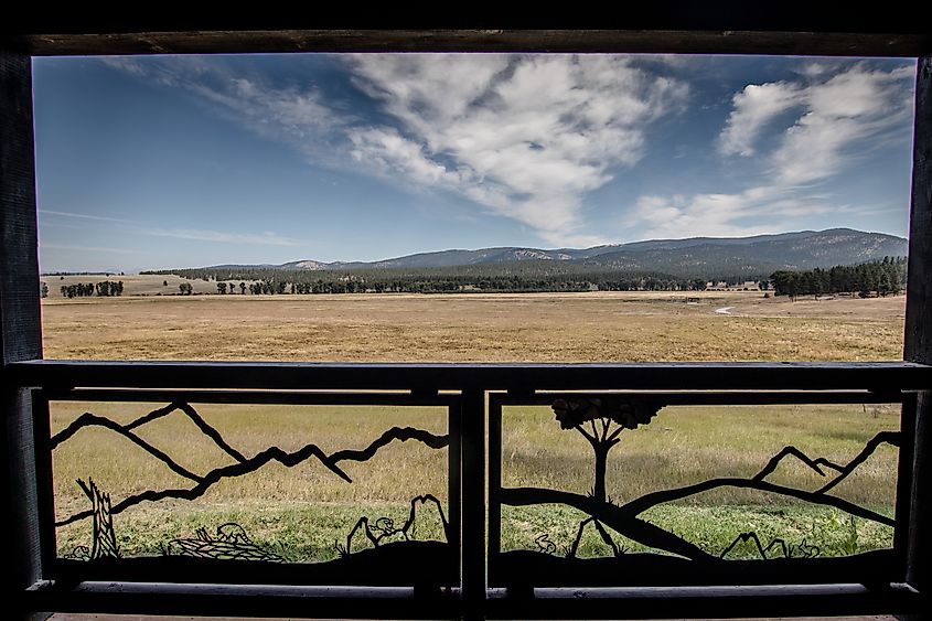 The landscape near Greenough in Montana.