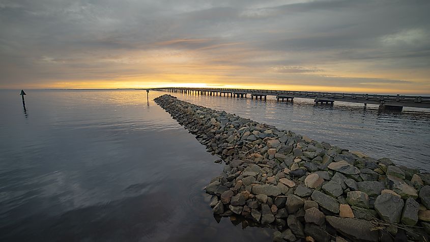 Alligator River at Sunrise | Columbia, North Carolina, USA.