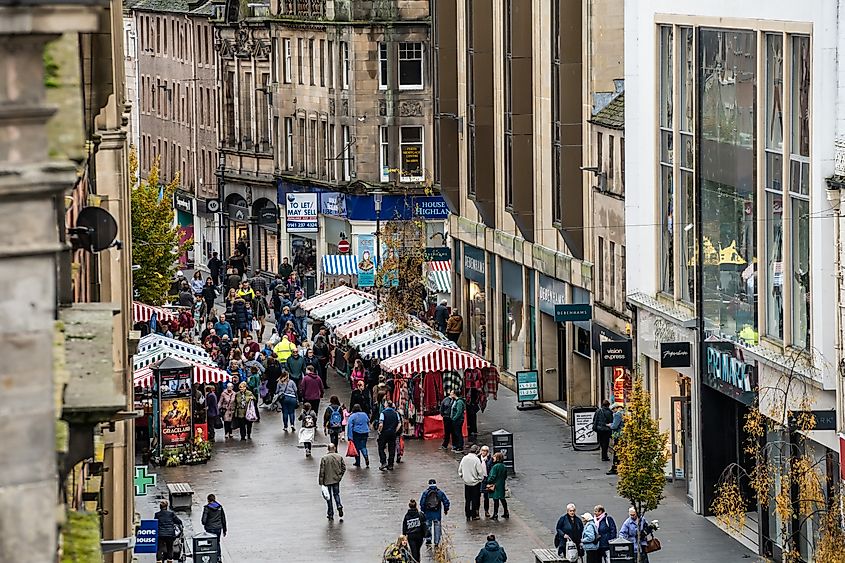 The Farmer's Market in Perth, Scotland.