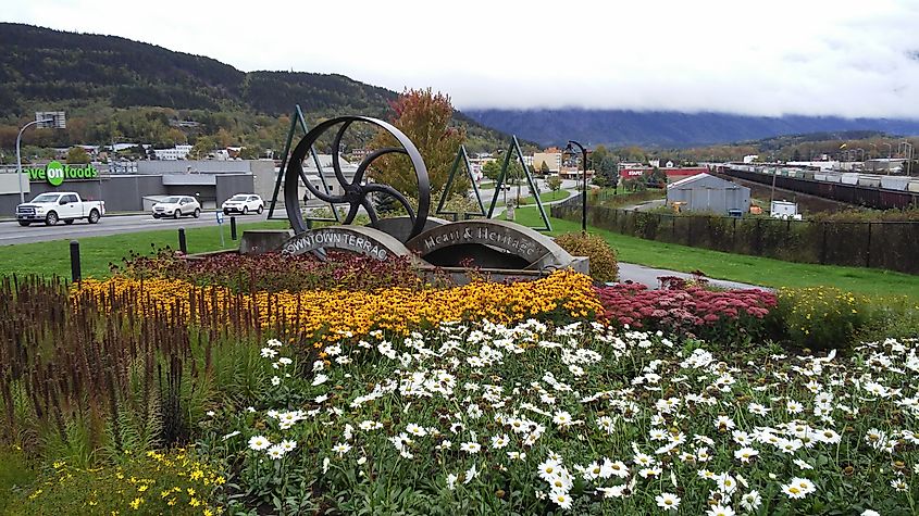 Downtown Terrace, British Columbia.