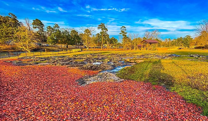 Noccalula Falls Park and Campground, Gadsden, Alabama.