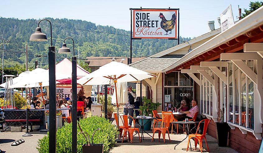 Side Street Kitchen, Point Reyes Station, California.