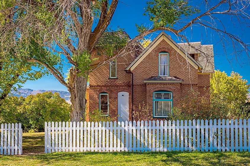 A charming farmhouse in Chesterfield, Idaho