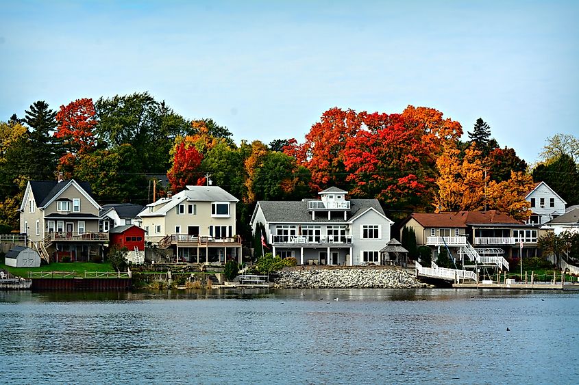 The small harbor town of Sturgeon Bay, Wisconsin