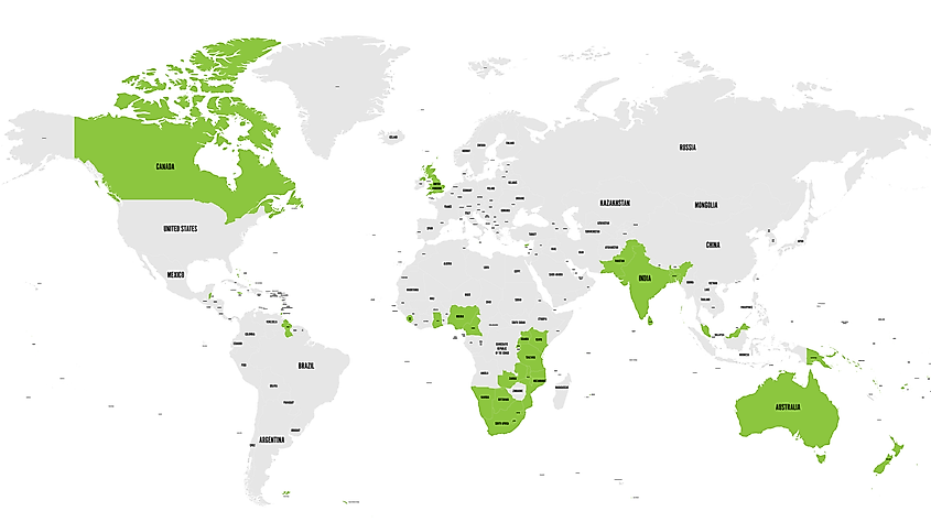 Commonwealth Countries The Knowledge Library