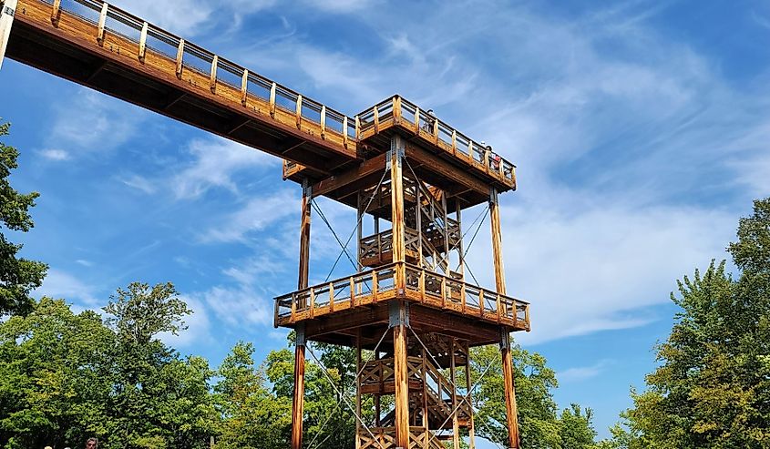 Eagle Tower in Peninsula State Park, Door County Wisconsin.