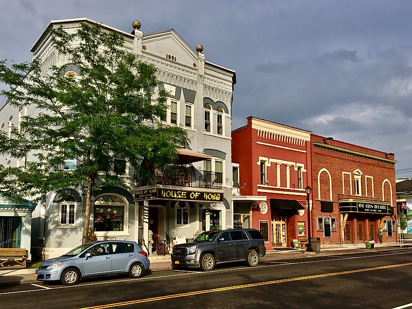 Franklin Street in Watkins Glen, New York.