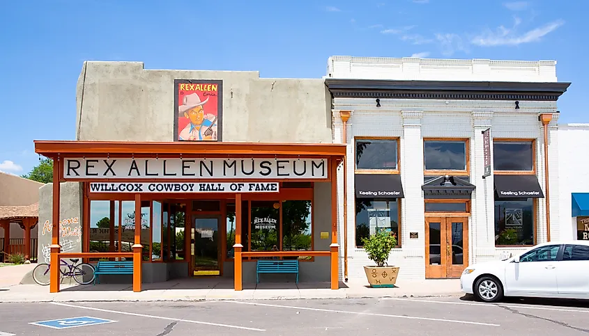 Rex Allen Museum in Willcox, Arizona.