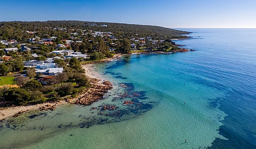 Overlooking Dunsborough, Australia.