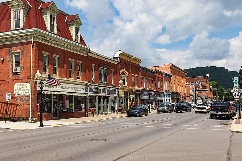 Main Street in Coudersport, Pennsylvania